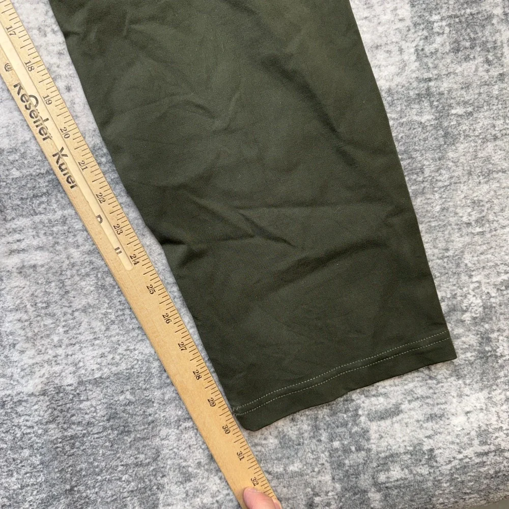 BYLT Every Day Pants 2.0 Mens 34 (32x30) Green Taper Chino Commuter Tech Stretch